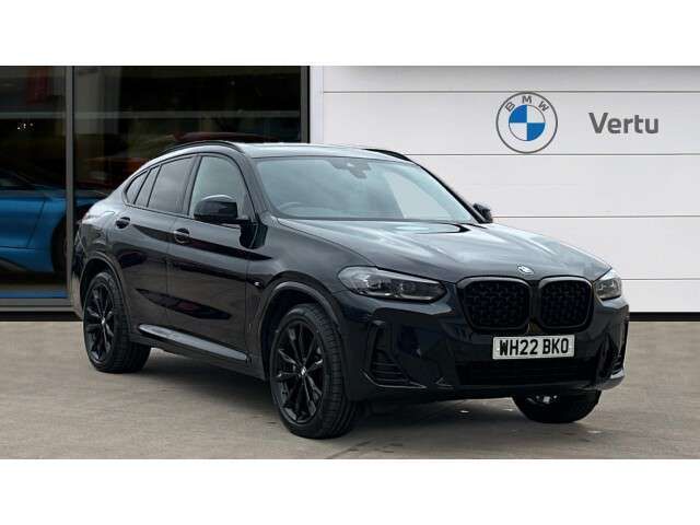 Black Used 2022 BMW X4 M Sport SUV | £40,352 (A bit pricey) - Image 1/4