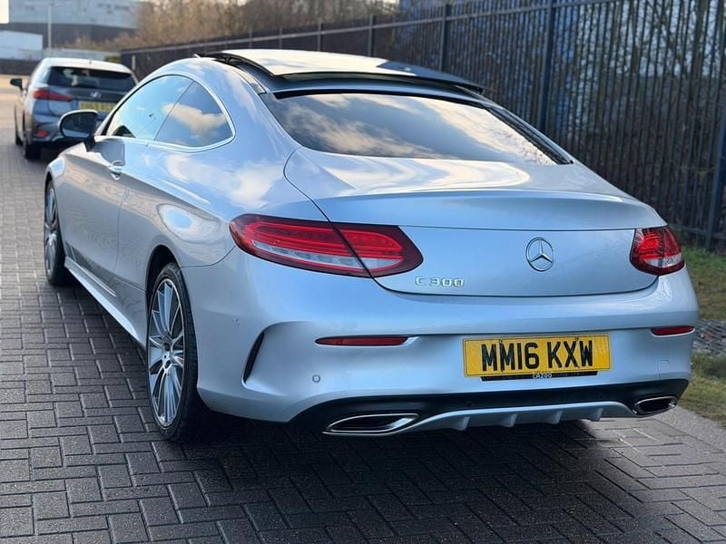 Used Mercedes C300 AMG Line Premium 2016 Silver Coupe