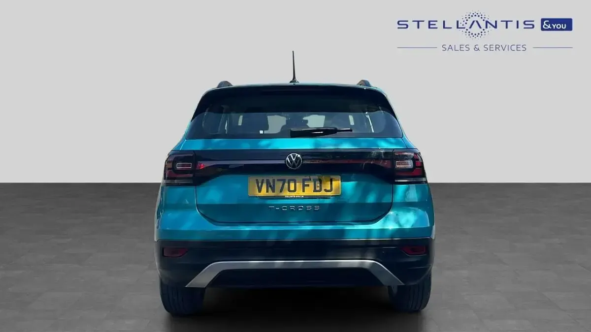 Used VW T-Cross SE 108 HP (79 kW) 2021 Blue SUV
