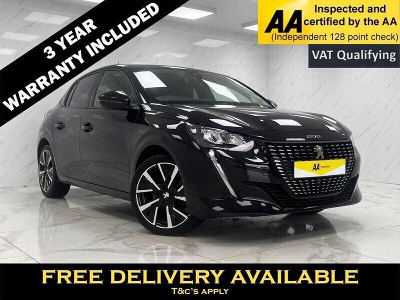 Black Used 2020 Peugeot 208 Allure Hatchback | £12,995 (Fair price) - Image 1/2