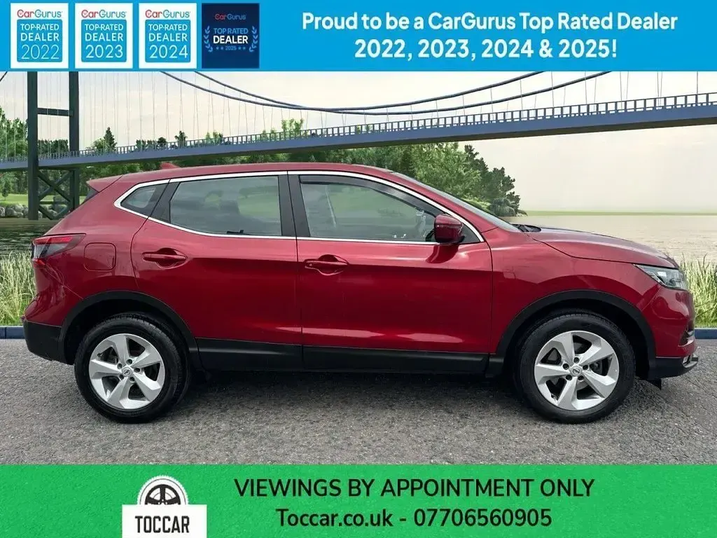 Used Nissan Qashqai Acenta Premium 140 HP (102 kW) 2019 Red SUV