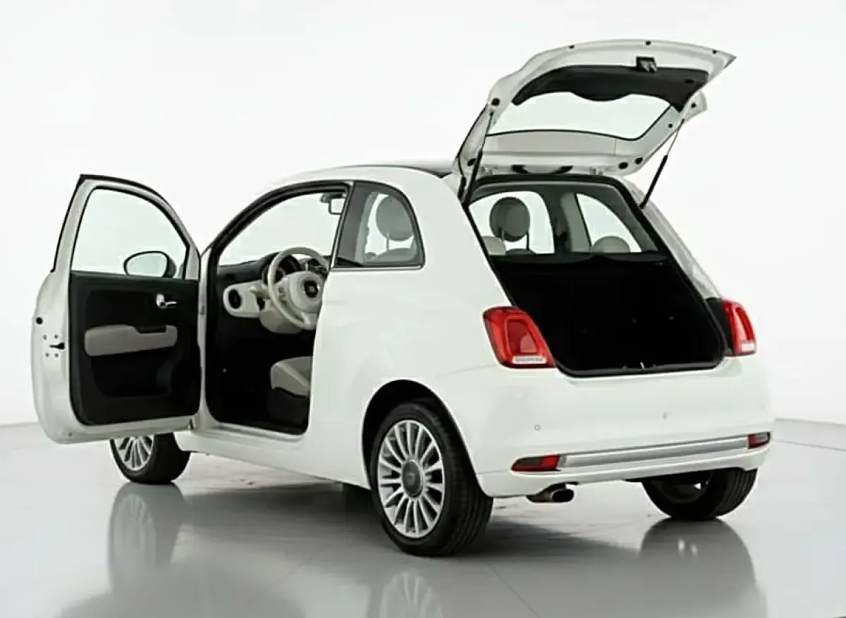 Used Fiat 500 Lounge 69 HP (50 kW) 2016 White Hatchback