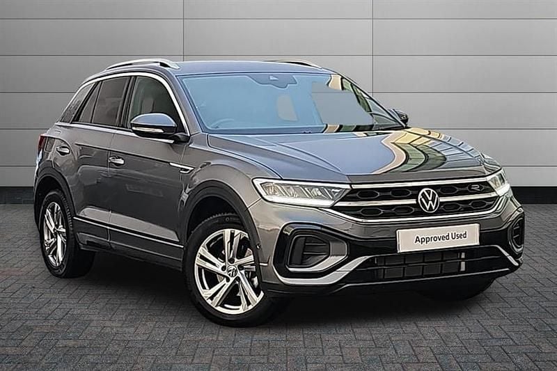 Indium grey Used 2023 VW T-Roc R-line SUV | £23,650 (Fair price) - Image 1/3