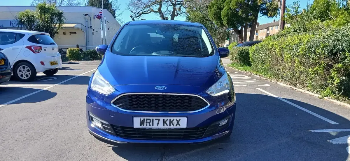 Used Ford C-MAX Zetec 125 HP (91 kW) 2017 Blue MPV