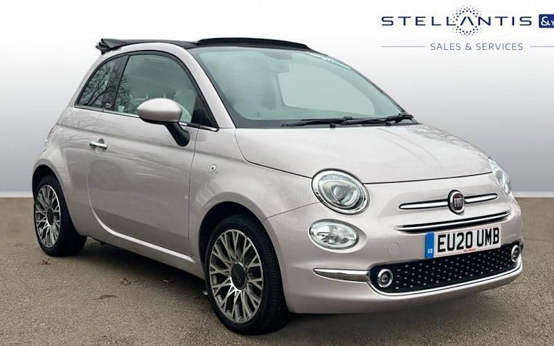 Pink Used 2020 Fiat 500C Star Cabriolet | £11,695 (Fair price) - Image 1/3