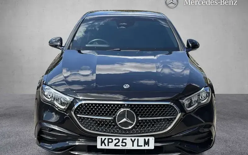 Used Mercedes E200 AMG line 204 HP (150 kW) 2025 Black Sedan