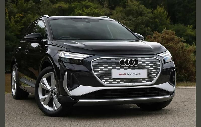 Black Used 2024 Audi Q4 e-tron S-Line SUV | £33,795 (Super price) - Image 1/4