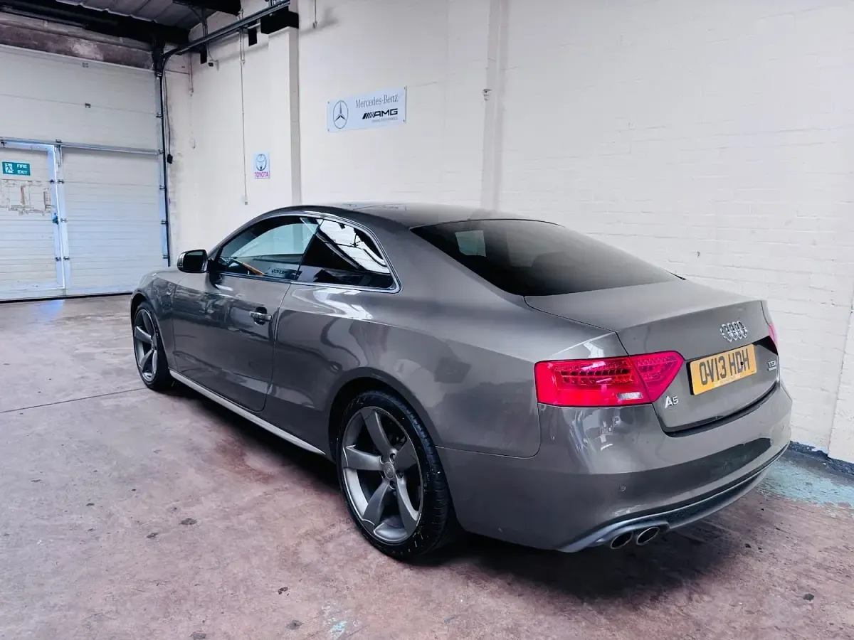 Used Audi A5 Black Edition 177 HP (130 kW) 2013 Grey Coupe