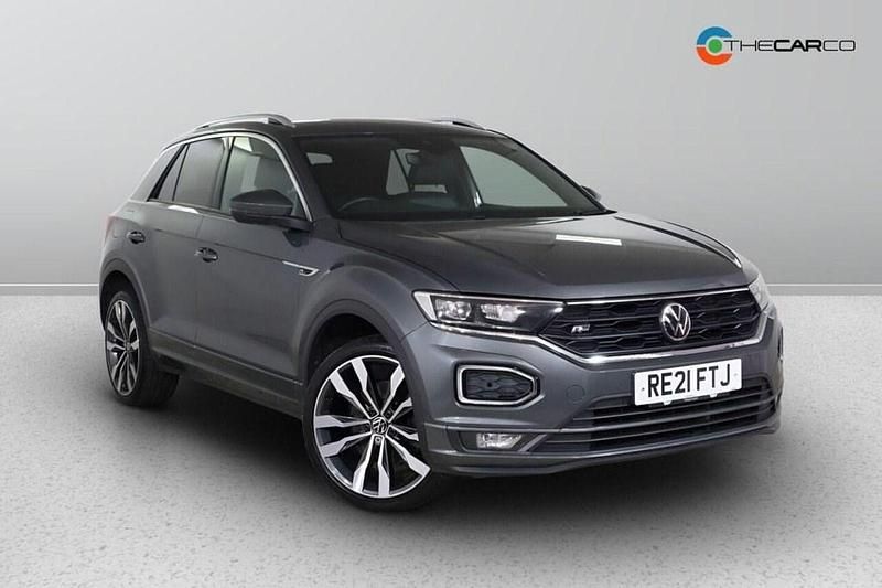 Grey Used 2021 VW T-Roc R-line SUV | £21,675 (Good price) - Image 1/1