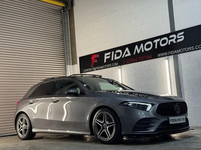 Used Mercedes A200 AMG line 150 HP (110 kW) 2019 Grey Hatchback