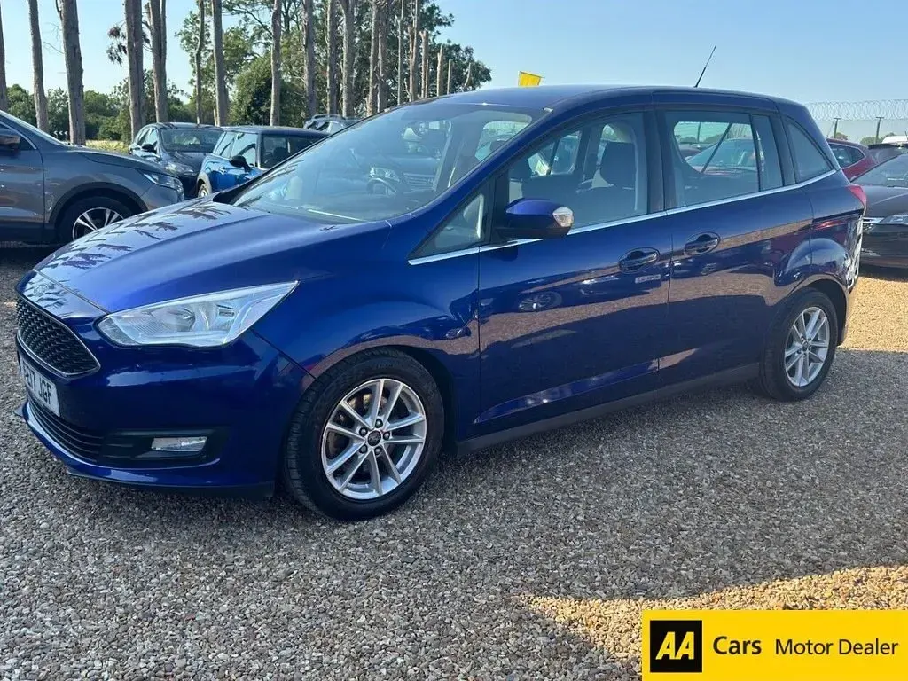 Used Ford Grand C-Max Zetec 120 HP (88 kW) 2017 Blue MPV