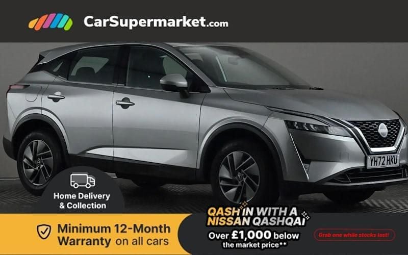 Silver Used 2022 Nissan Qashqai Acenta Premium SUV | £13,597 (Good price) - Image 1/3