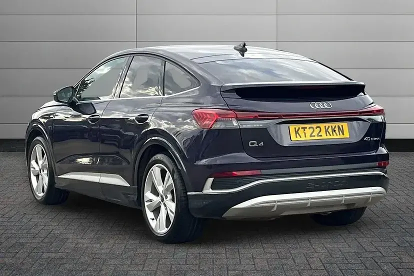 Used Audi Q4 Sportback e-tron Comfort 147 kW (201 HP) 2022 Aurora violet SUV