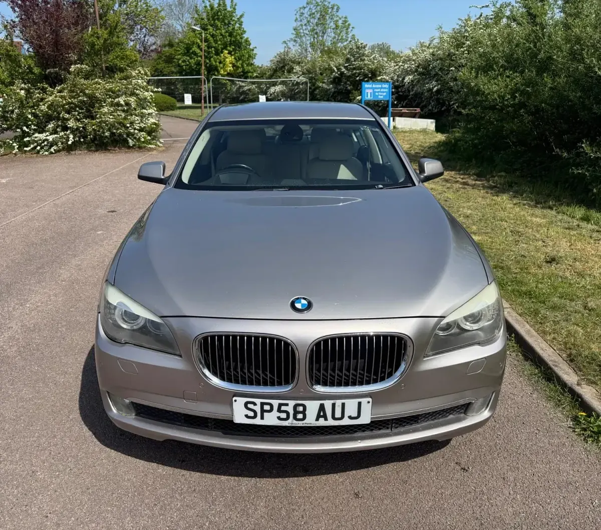 Begagnad BMW 730 2008 Silver Sedan
