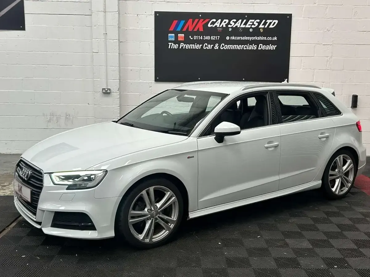 Used Audi A3 Sportback S-Line 2016 White Hatchback