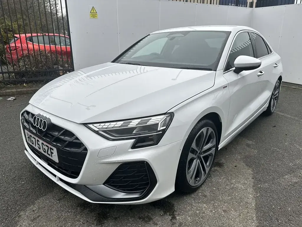 Used Audi A3 S-Line 150 HP (110 kW) 2025 White Sedan