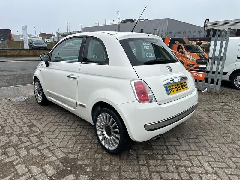 Used Fiat 500 Pop 2009 White Cabriolet
