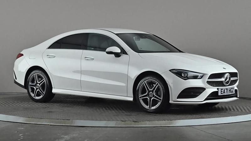 Used Mercedes CLA250e AMG Line Premium 218 HP (160 kW) 2021 White Sedan