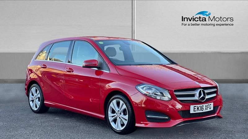Red Used 2016 Mercedes B180 MPV | £9,200 (Good price) - Image 1/4