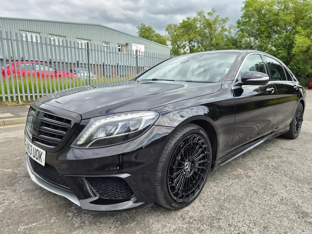 Used Mercedes S350L AMG line 254 HP (186 kW) 2013 Black Sedan