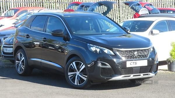 Used Peugeot 3008 GT-line 2017 Black SUV