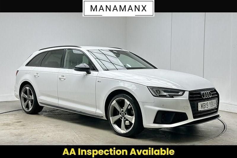 Used Audi A4 Black Edition 150 HP (110 kW) 2019 White Estate