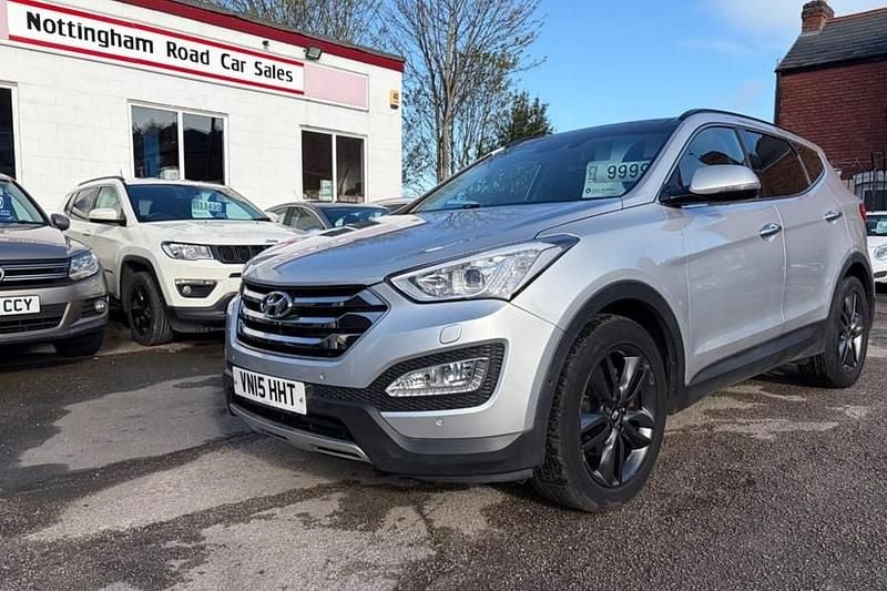 Used Hyundai Santa Fe Premium SE 2015 Silver SUV