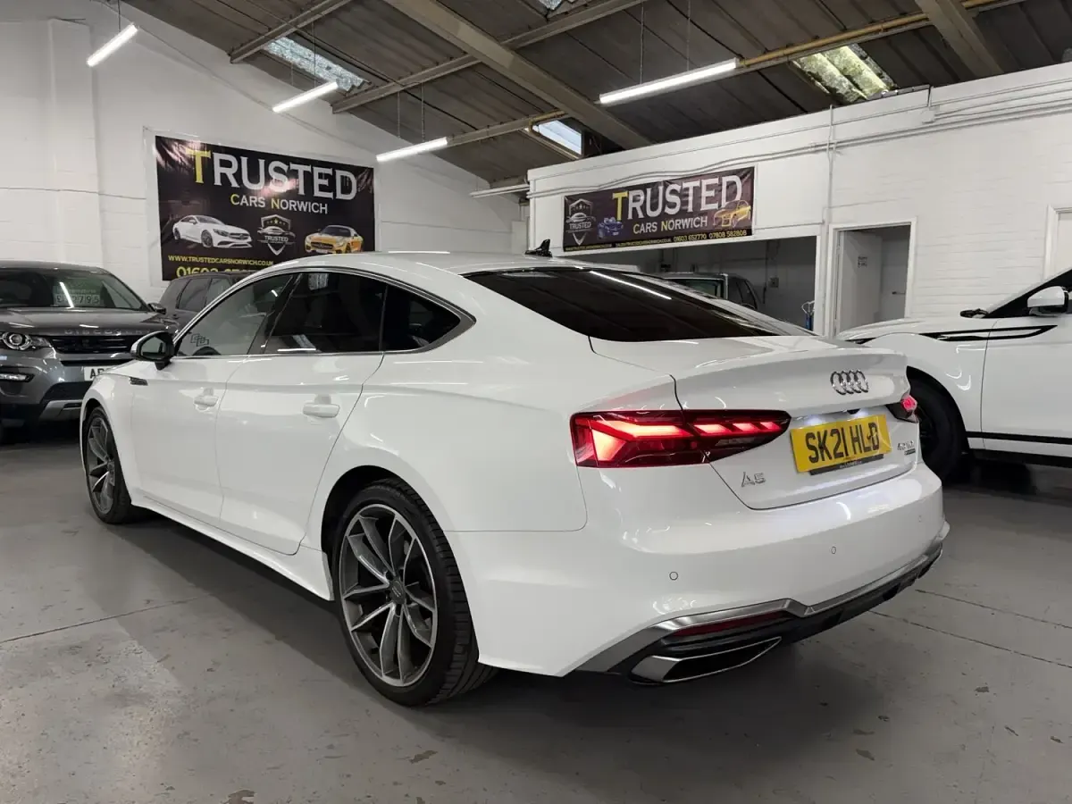 Used Audi A5 S-Line 2021 White Coupe