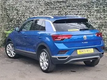Used VW T-Roc SEL 150 HP (110 kW) 2019 Blue SUV