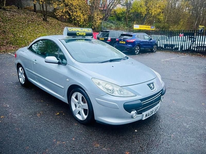 Silver Used 2008 Peugeot 307 CC Sport Cabriolet | £2,000 - Image 1/4