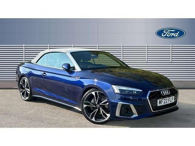 Blue Used 2022 Audi A5 Cabriolet Comfort Cabriolet | £31,000 (Fair price) - Image 1/4