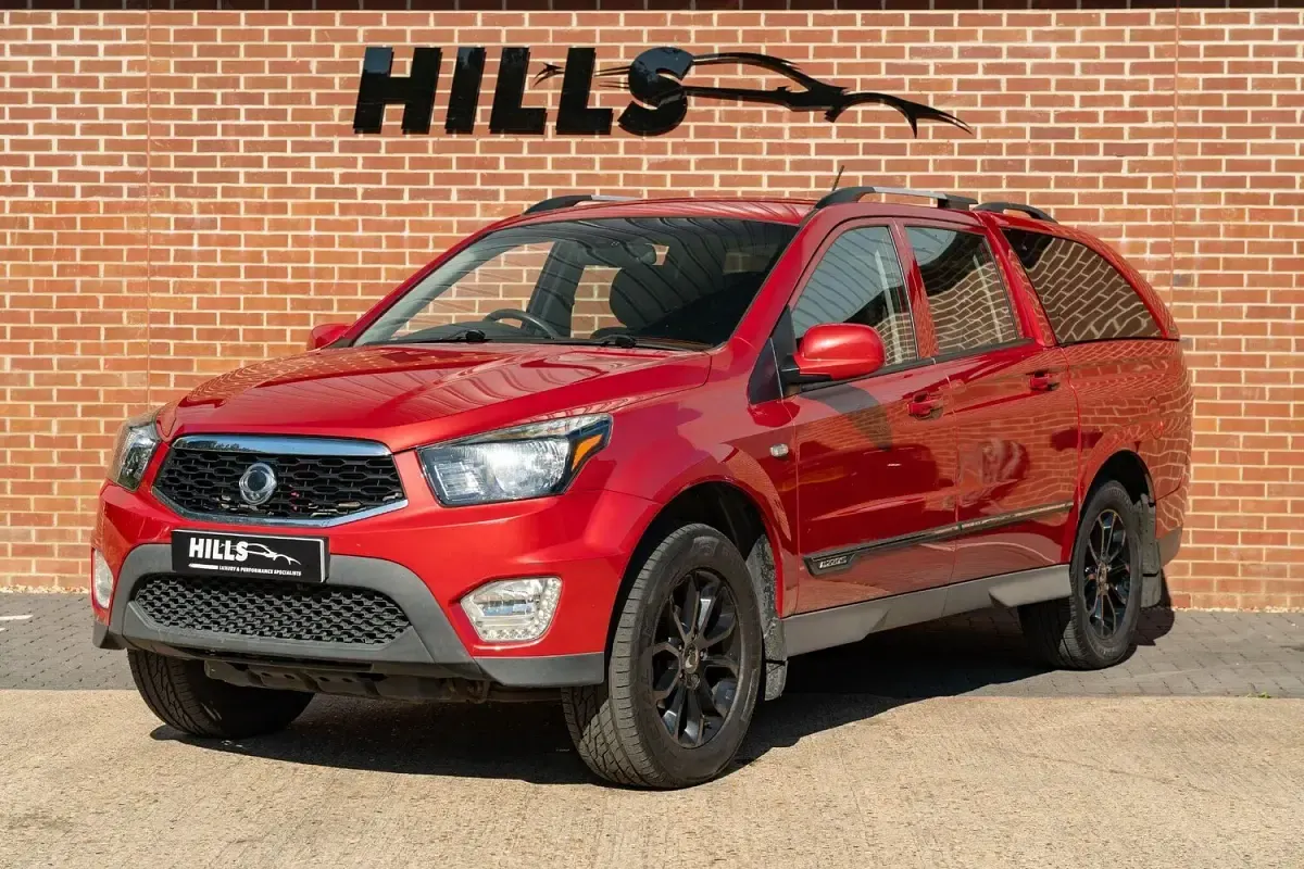 Used SsangYong Musso 181 HP (133 kW) 2018 Red Pickup