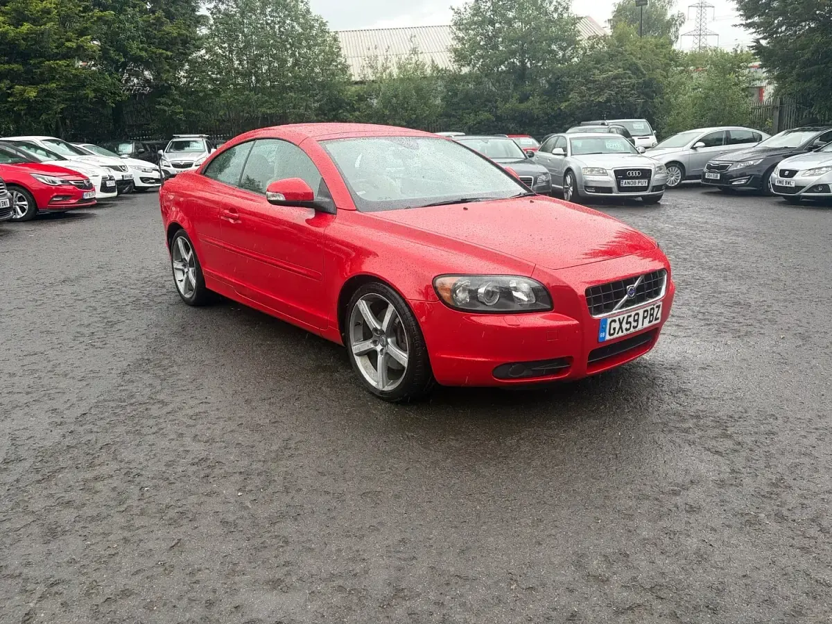 Used Volvo C70 2009 Red Cabriolet