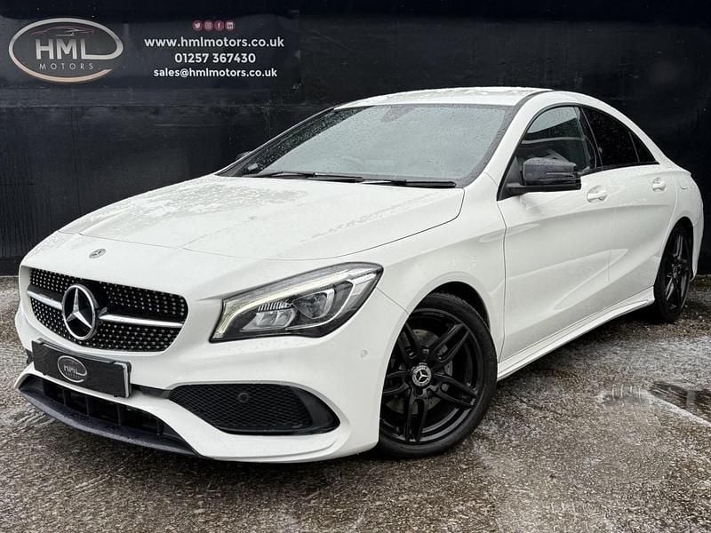 Used Mercedes CLA220 AMG line 2017 White Sedan
