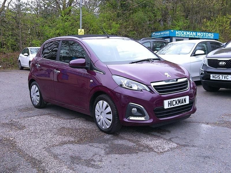 Used Peugeot 108 Allure 82 HP (60 kW) 2014 Mauve/purple Hatchback