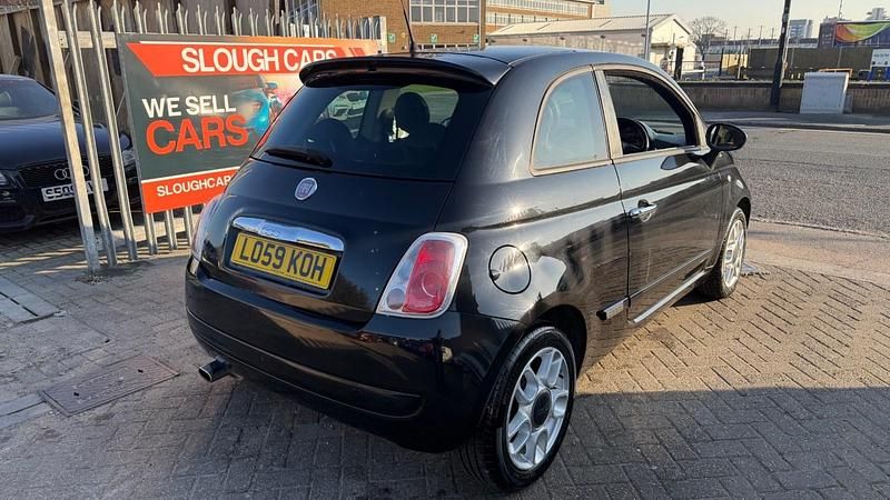 Used Fiat 500 Sport 69 HP (50 kW) 2010 Black Hatchback