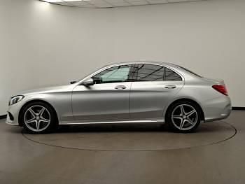 Used Mercedes C220 AMG line 170 HP (125 kW) 2017 Silver Sedan