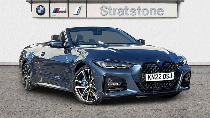 Blue Used 2022 BMW 420 M Sport Cabriolet | £32,445 (Fair price) - Image 1/3