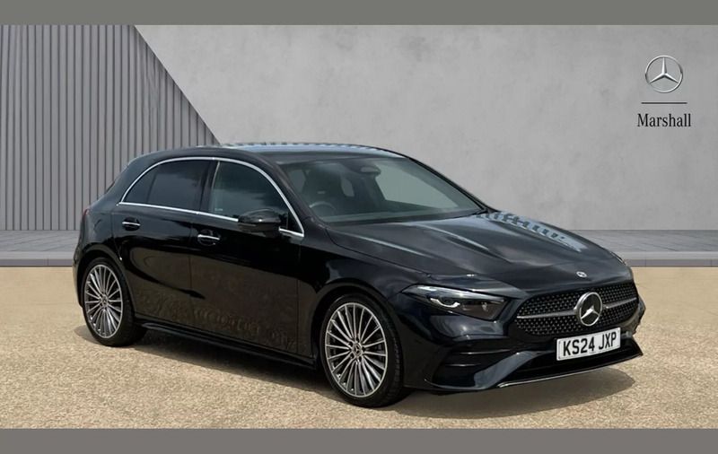 Black Used 2024 Mercedes A200 AMG Line Premium Plus Hatchback | £28,771 (Expensive) - Image 1/4