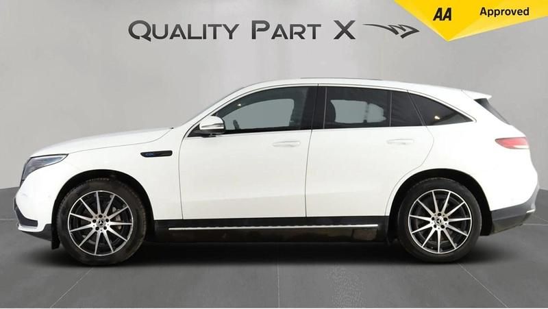 Used Mercedes EQC400 AMG line 300 kW (408 HP) 2022 White SUV