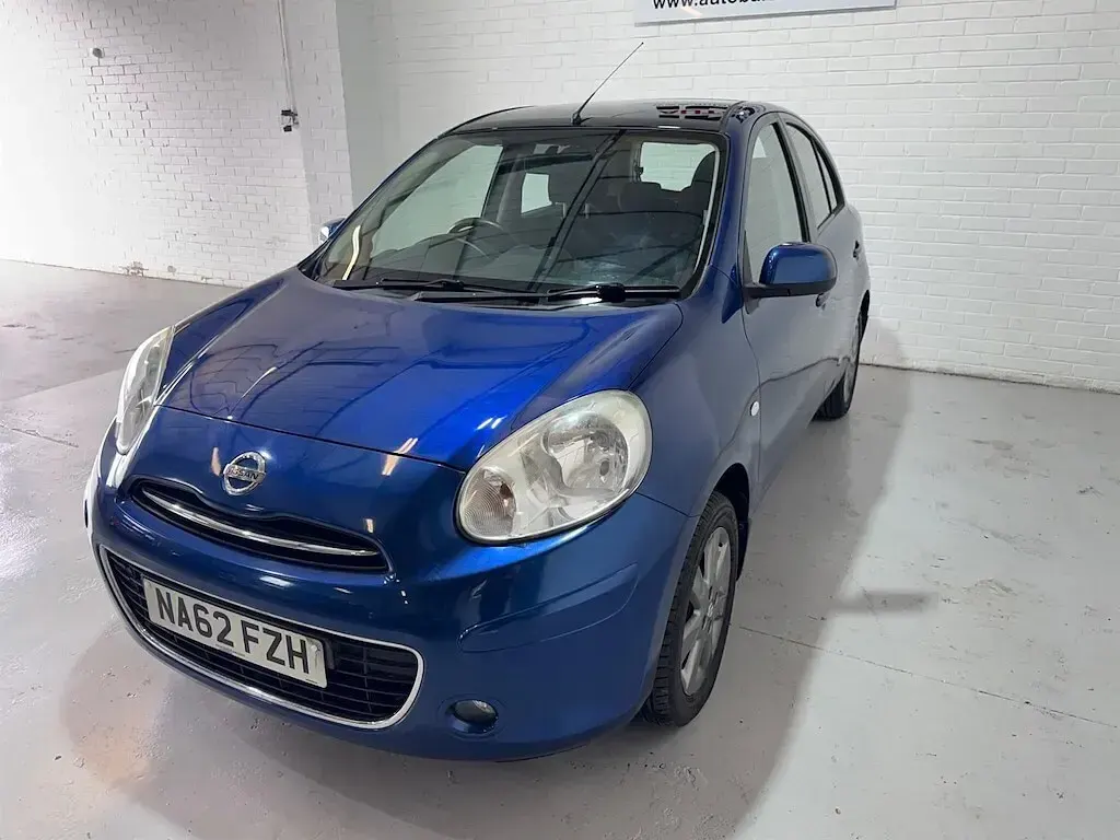 Used Nissan Micra S 98 HP (72 kW) 2012 Blue Hatchback