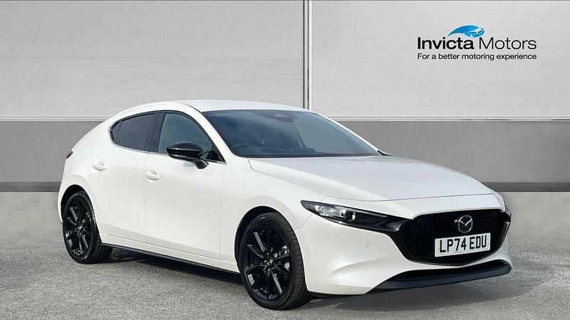White Used 2025 Mazda 3 Homura-Line Hatchback | £17,634 - Image 1/4