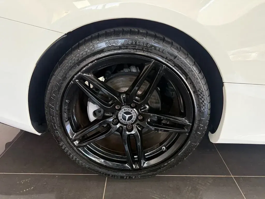 Used Mercedes E220 AMG line 2018 White Coupe