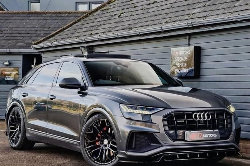 Grey Used 2018 Audi Q8 S-Line SUV | £36,989 (A bit pricey) - Image 1/1