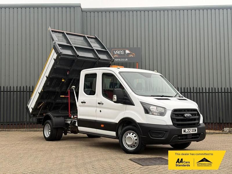 Used Ford Transit S 130 HP (95 kW) 2022 White Cabriolet