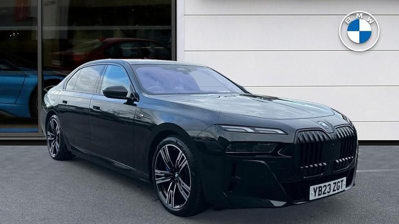 Black Used 2023 BMW 750e M Sport Sedan | £73,450 (Expensive) - Image 1/4