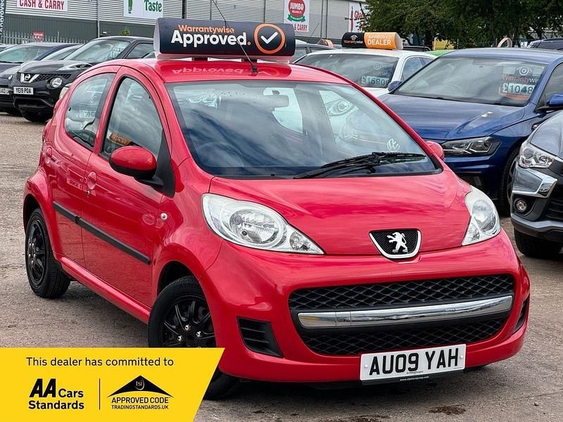 Red Used 2009 Peugeot 107 Hatchback | £4,975 (A bit pricey) - Image 1/3