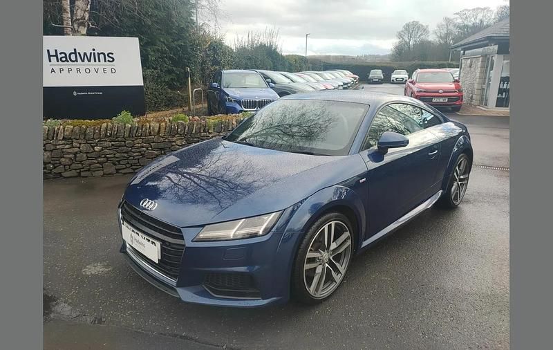 Used Audi TT S-Line 177 HP (130 kW) 2017 Blue Coupe