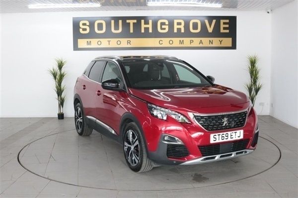 Red Used 2019 Peugeot 3008 GT-line SUV | £13,989 (Good price) - Image 1/1