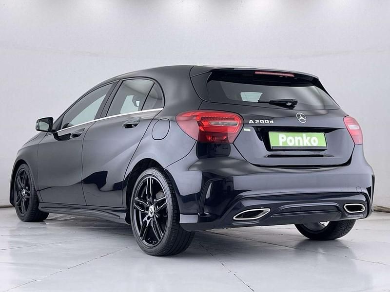 Used Mercedes A200 AMG line 2017 Black Hatchback